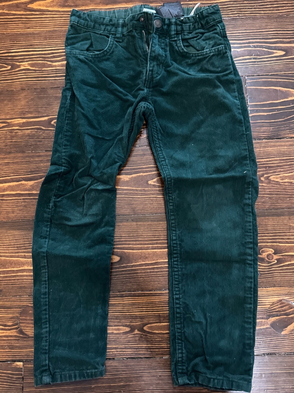 H&M Dark Green Corduroy Pants for Kids